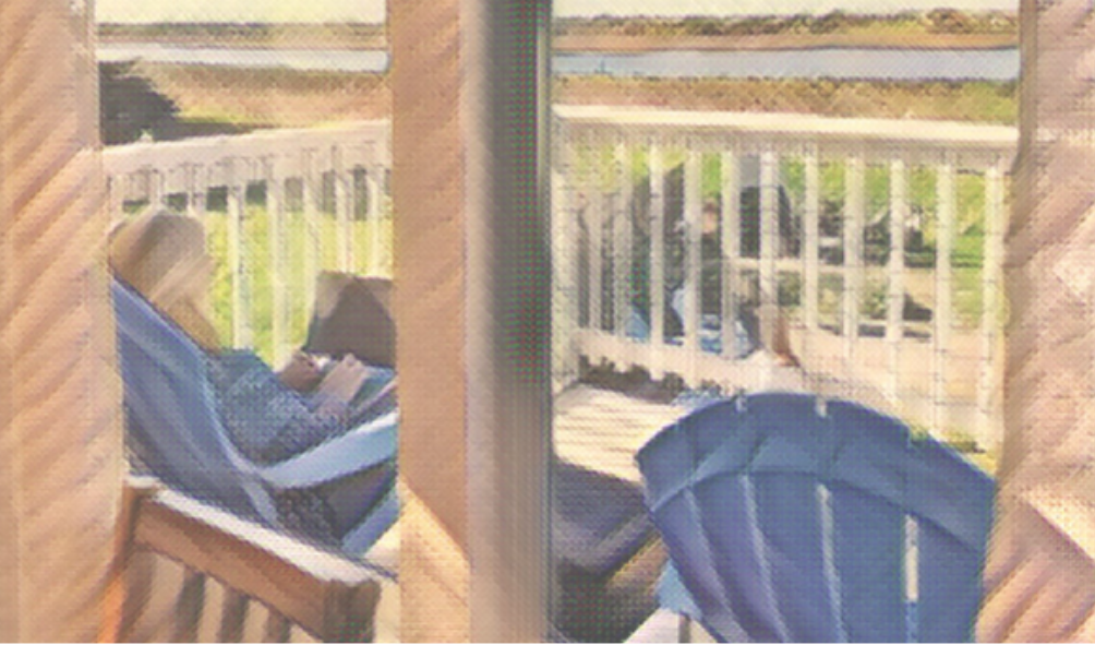 Heidi on the Deck Artsy